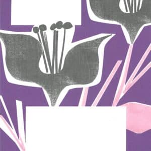 lumpeenkukka violetti suru kirjekukka